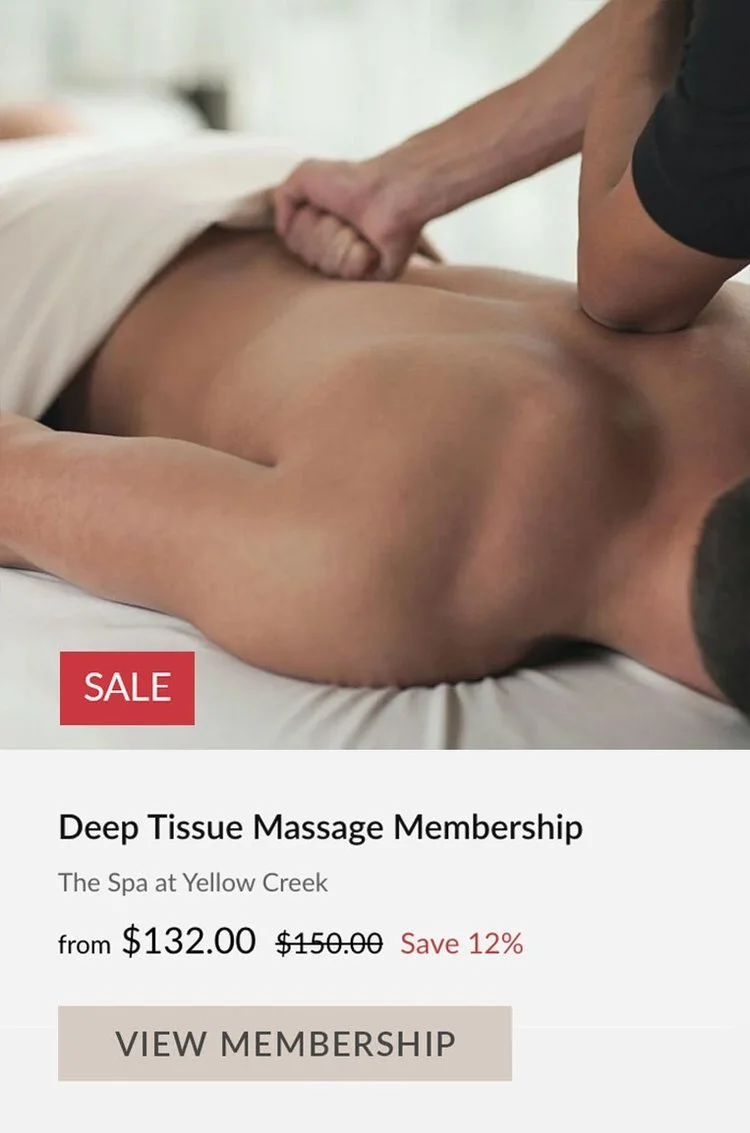 Deep Tissue Massage Membership