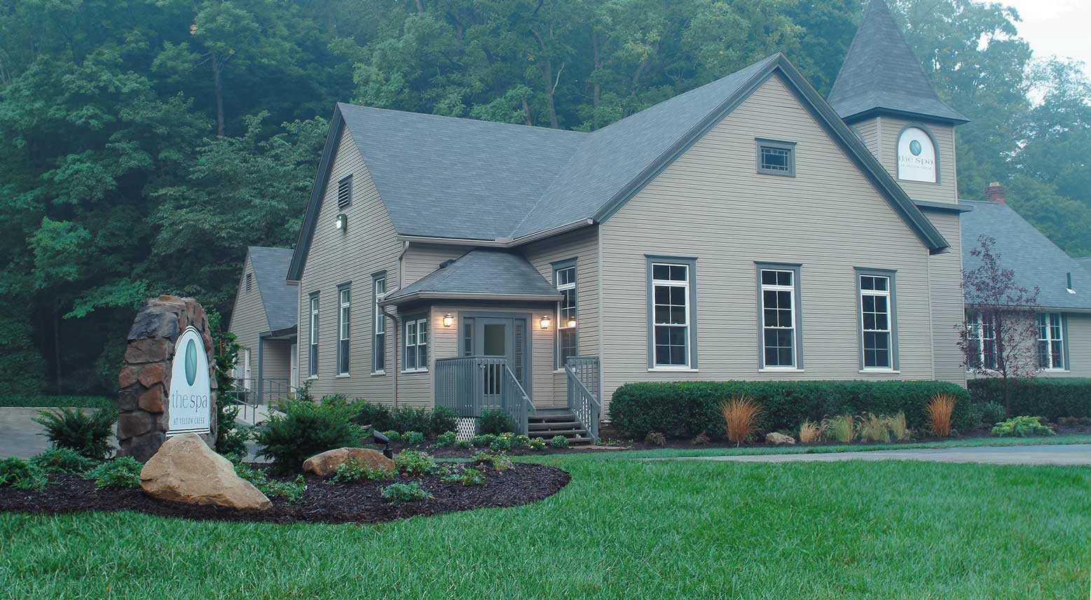 The Spa at Yellow Creek in Akron, Ohio. building exterioe