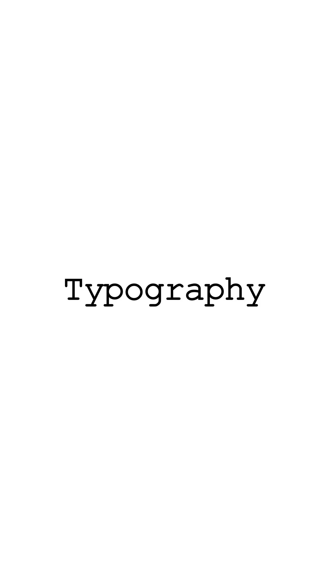 Typography