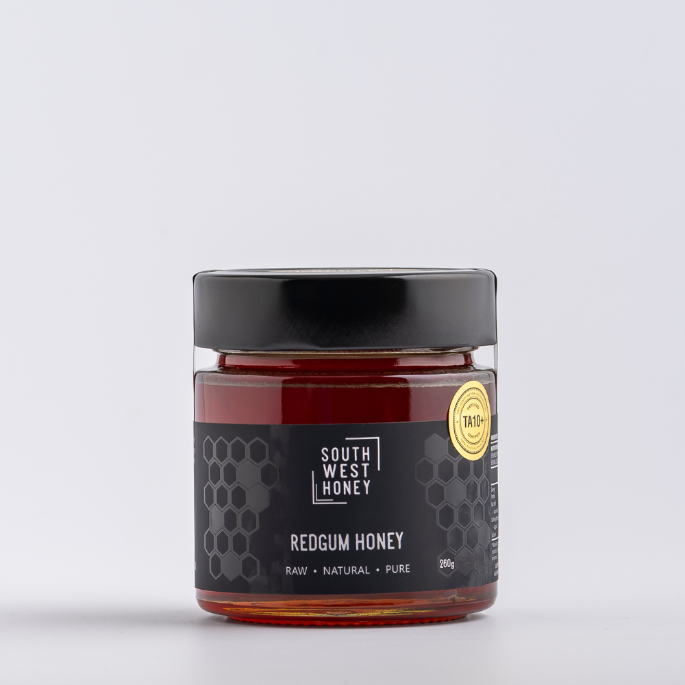 Western Australian Active Redgum (Marri) Honey TA10+ (260g)