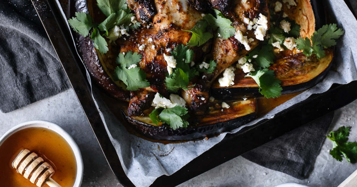 Honey and Harissa Chicken Traybake