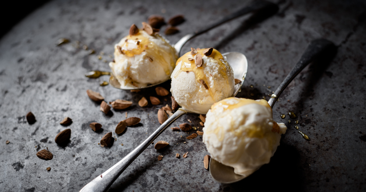 No-Churn Honey Ice Cream