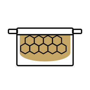 A Western Australian honeycomb frame.