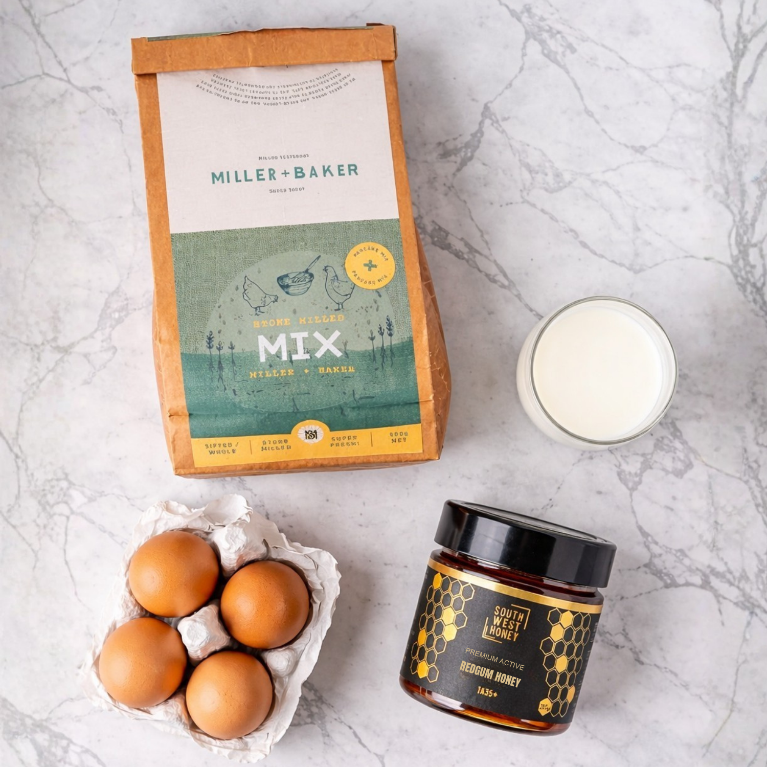 Miller & Baker Pancake Mix 600g | Fluffy Stone-Milled Pancakes — South ...