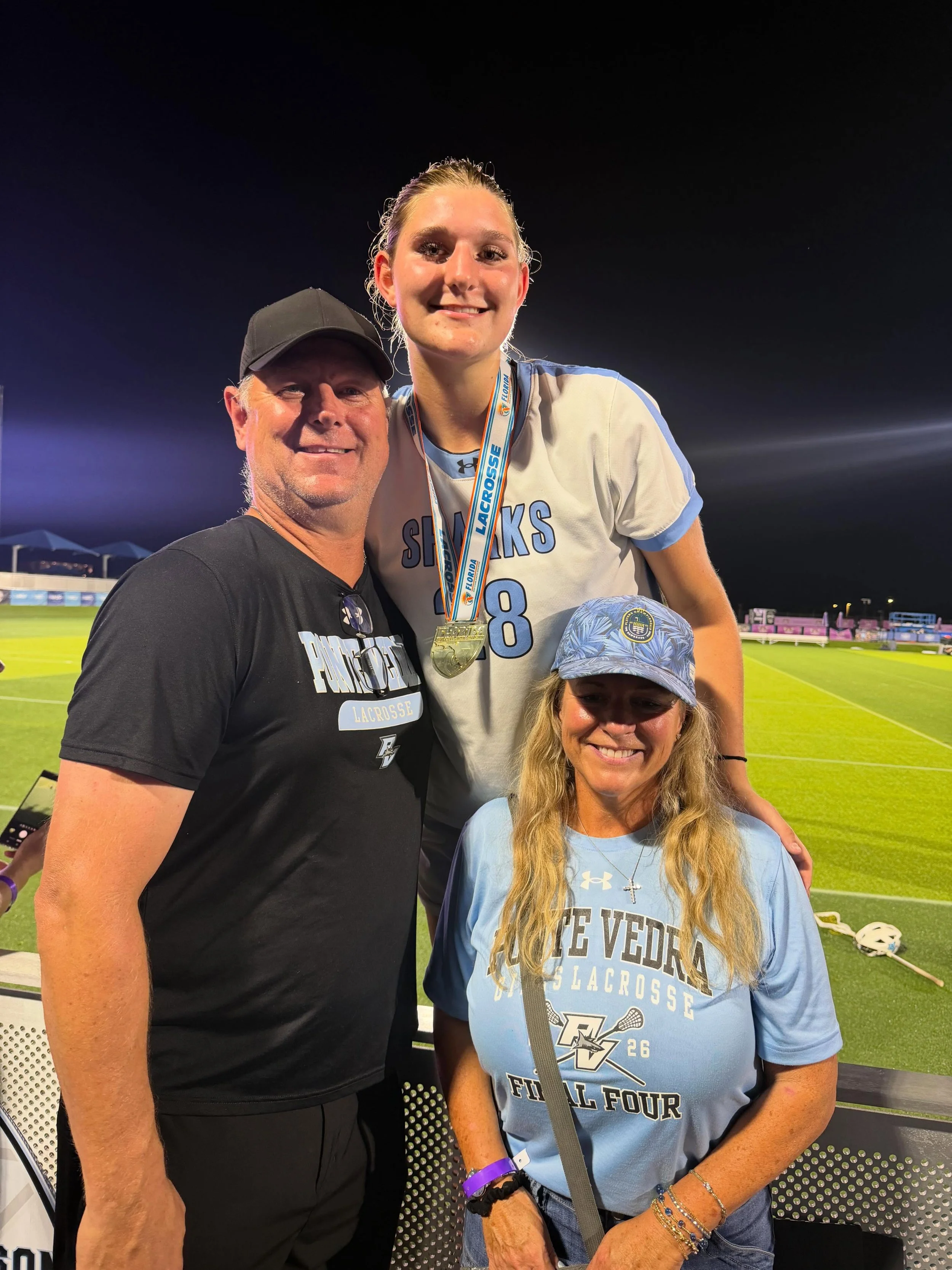 STATE CHAMPIONS! So proud of Lexie and the entire @pontevedraglax for a historic win! 

Amazing teamwork and coaching staff! 

Go PV! 

#lacrosse #lax #pontevedra #champs #florida