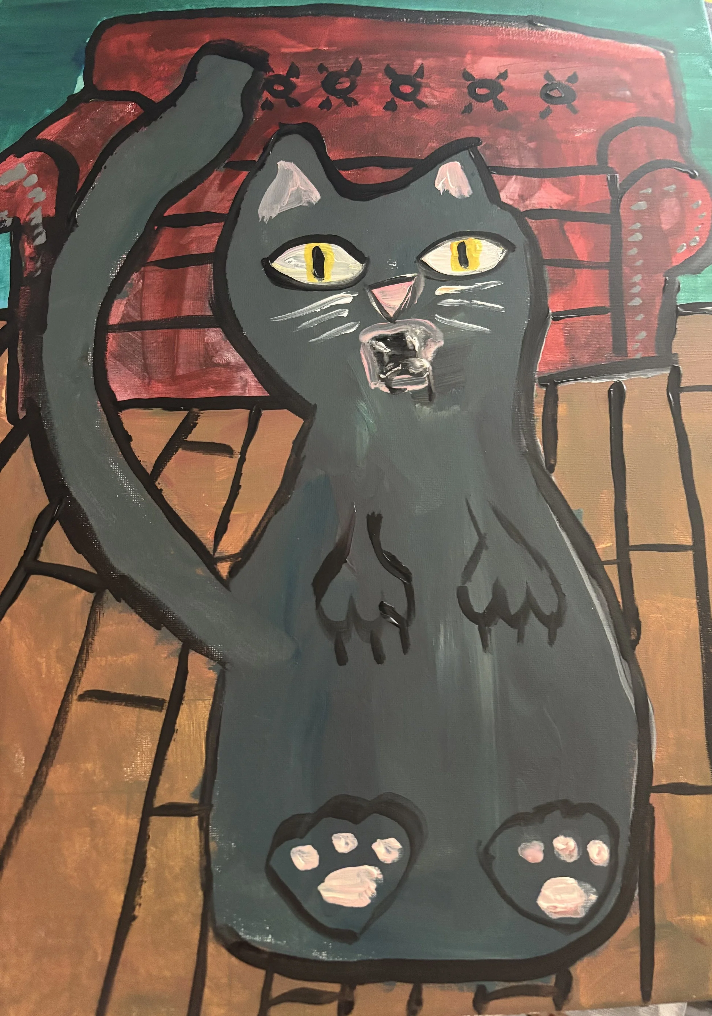 “The Cat’s Stare” 8.5 x 11 Inch Print