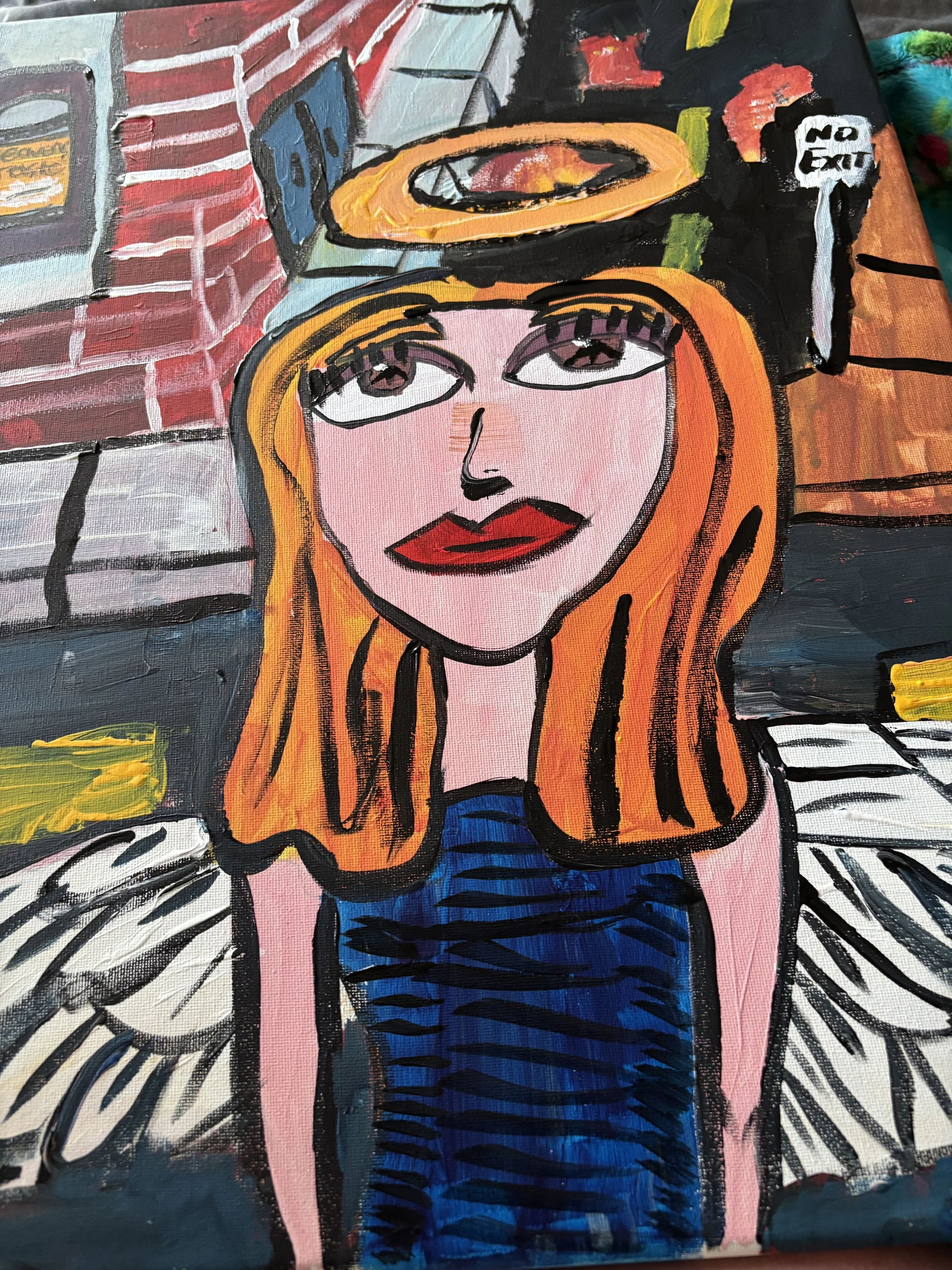 “Hot Mess Angel” A 8.5 x 11 Inch Print