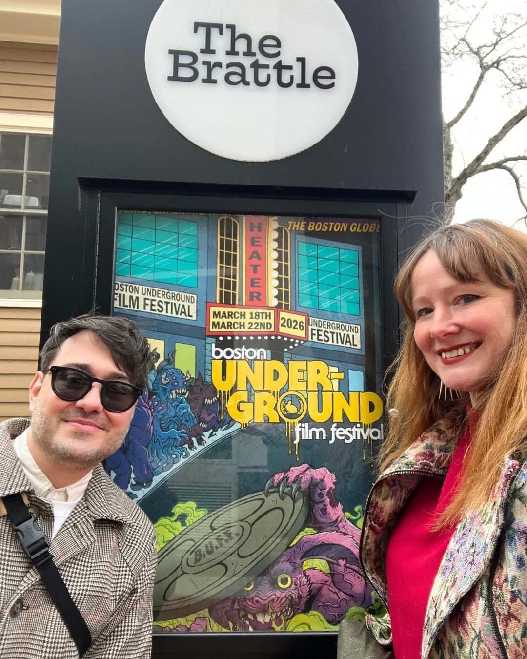 Boston showed up&hellip; and so did this very poorly photoshopped deer 🦌 OH, DEER screened at The Brattle as part of BUFF &mdash; packed house, great crowd, no actual deer were harmed (or invited).