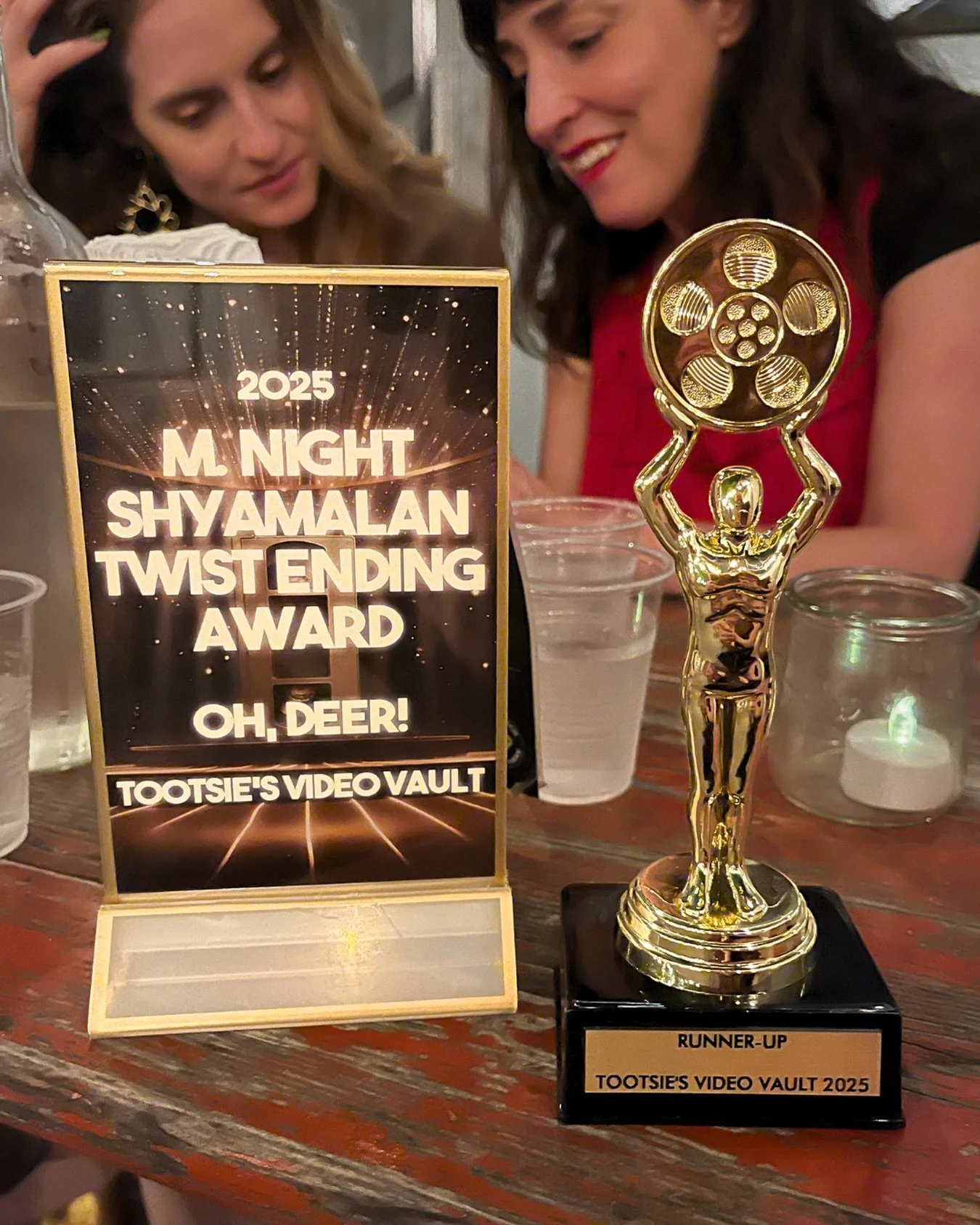 One year ago, OH, DEER picked up the M. Night Shyamalan Twist Ending Award and was voted Grand Champion Audience Award Winner at Tootsie&rsquo;s Video Vault. 🦌🏆 The festival that helped launch our little deer into the world is back on June 6, and w