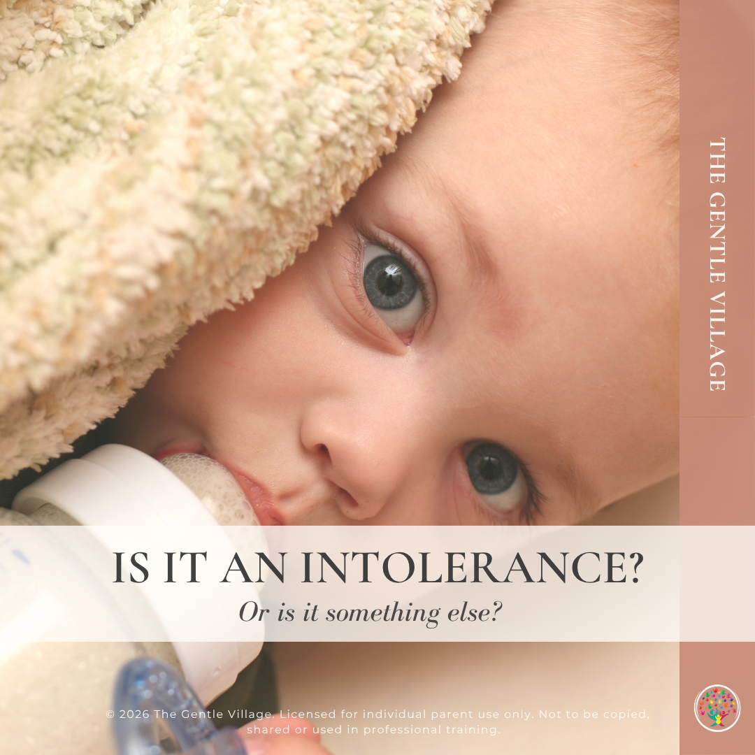 baby food intolerance symptoms reflux rash gas IBCLC guide for parents