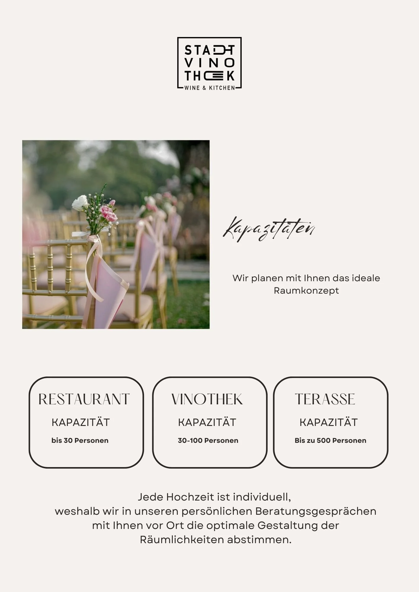 Stadtvinothek Wolfsburg Hochzeit Kapazitäten