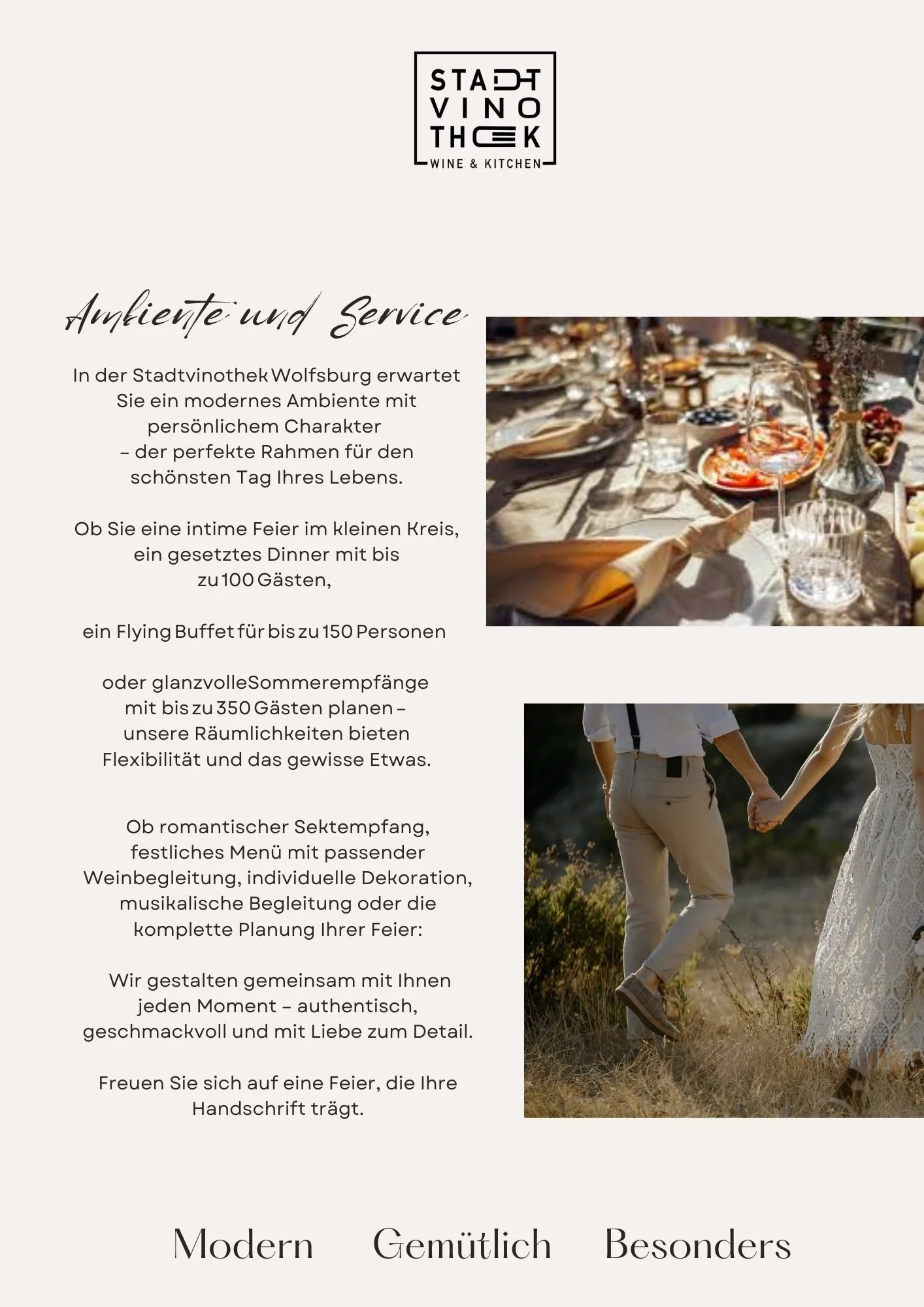 Stadtvinothek Wolfsburg Hochzeit Ambiente