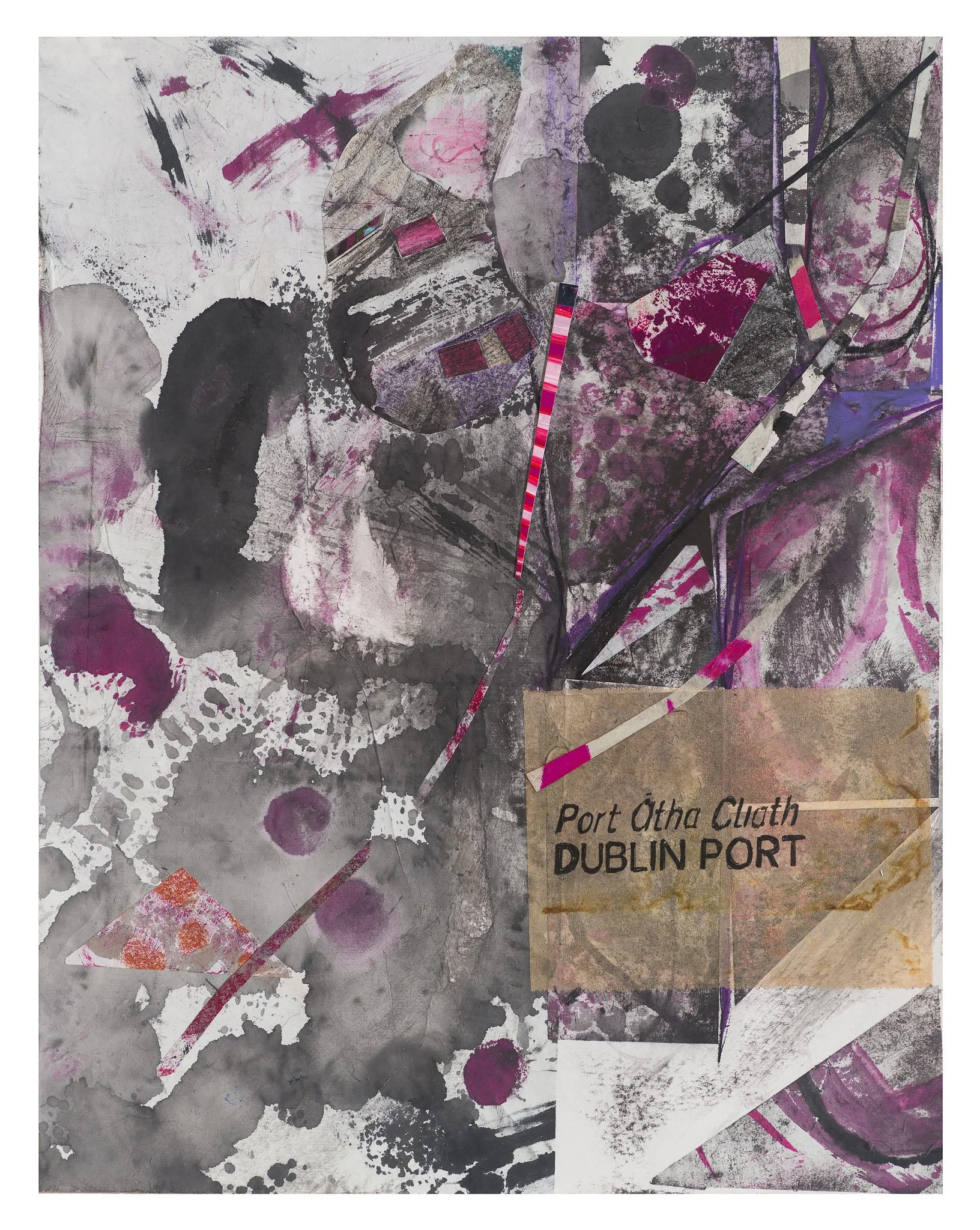 Dublin Port, 2024, 14x11", watercolor on paper
