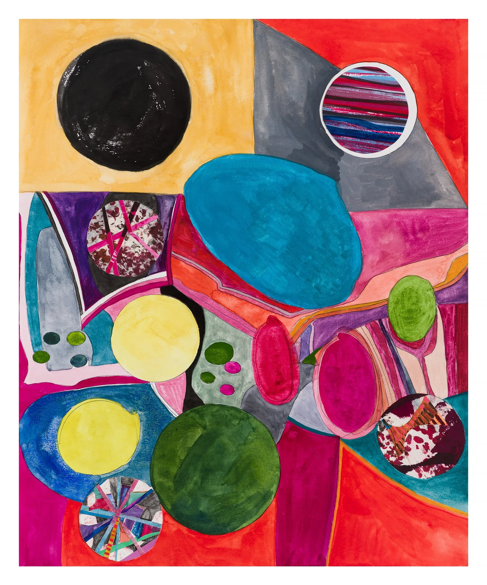 Categories, 2021, 17x14", watercolor on paper