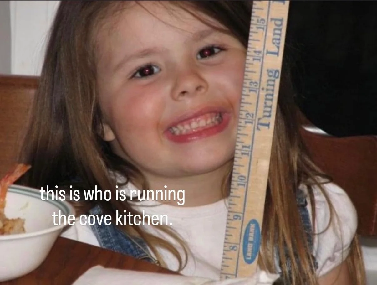 turns out she&rsquo;s been running the show since day one. 📏✨ happy birthday to the head of our kitchen and master of all things prep, katlyn! whether she&rsquo;s ordering supplies, testing new recipes, of keeping the kitchen flowing, we&rsquo;d be 