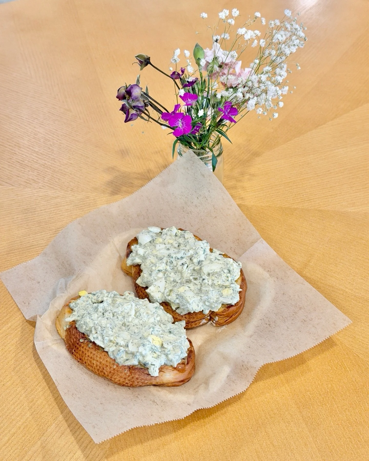 we&rsquo;re not yolking, this house-made egg salad on sourdough toast is an egg-celent choice 🤌🏼