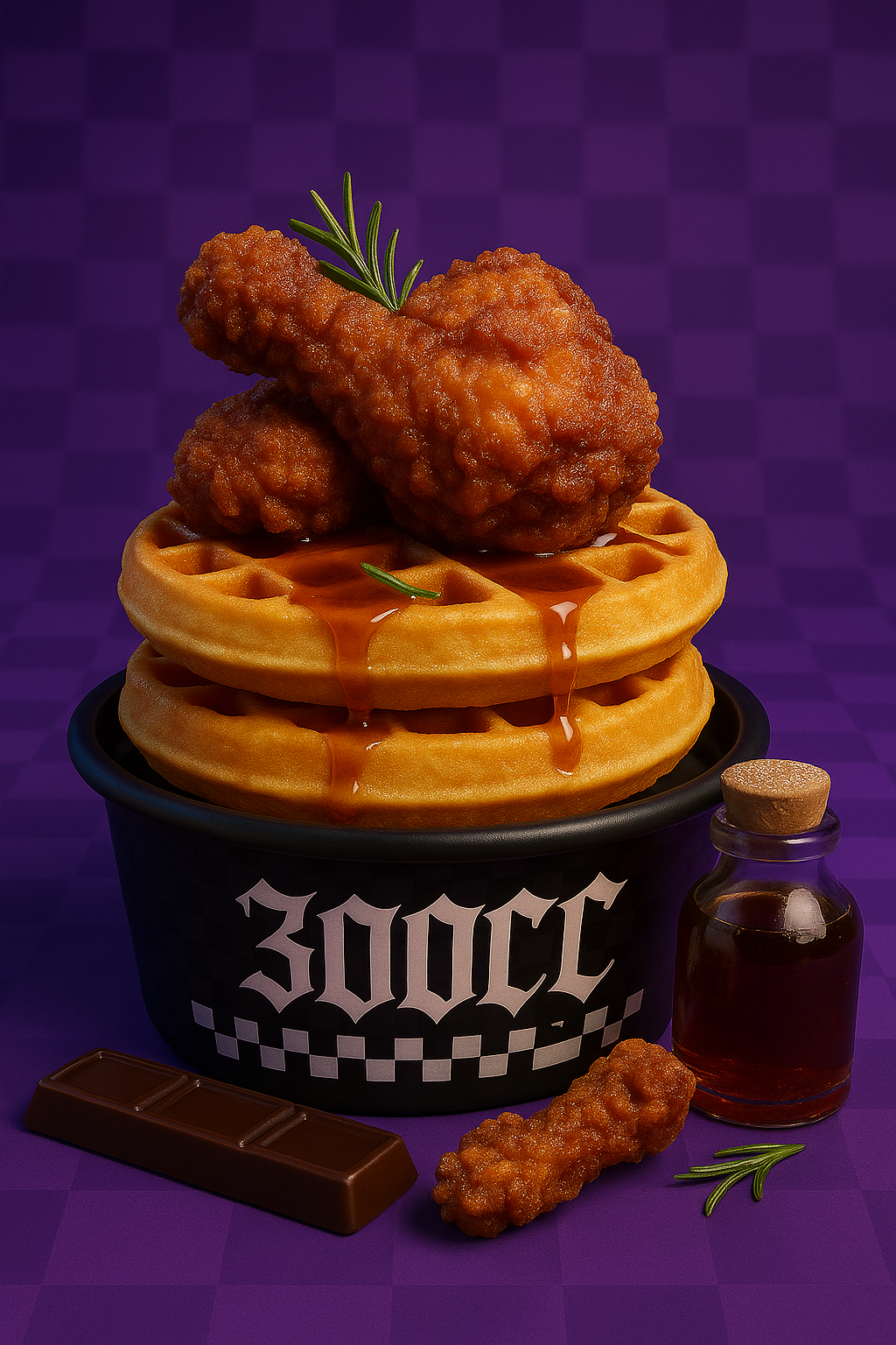 Chicken & Waffles with Maple Syrup.png