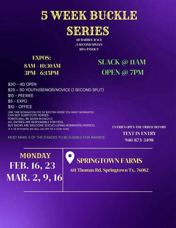 5 Week Buckle Series!