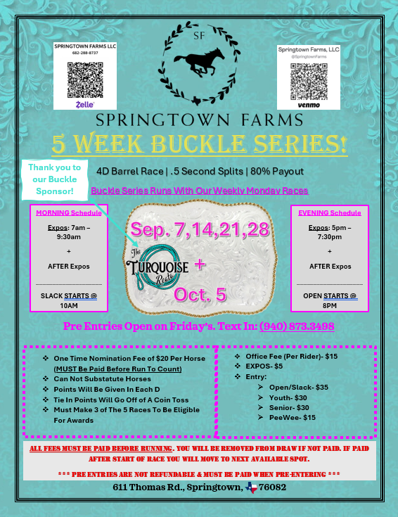 5 Week Buckle Series!