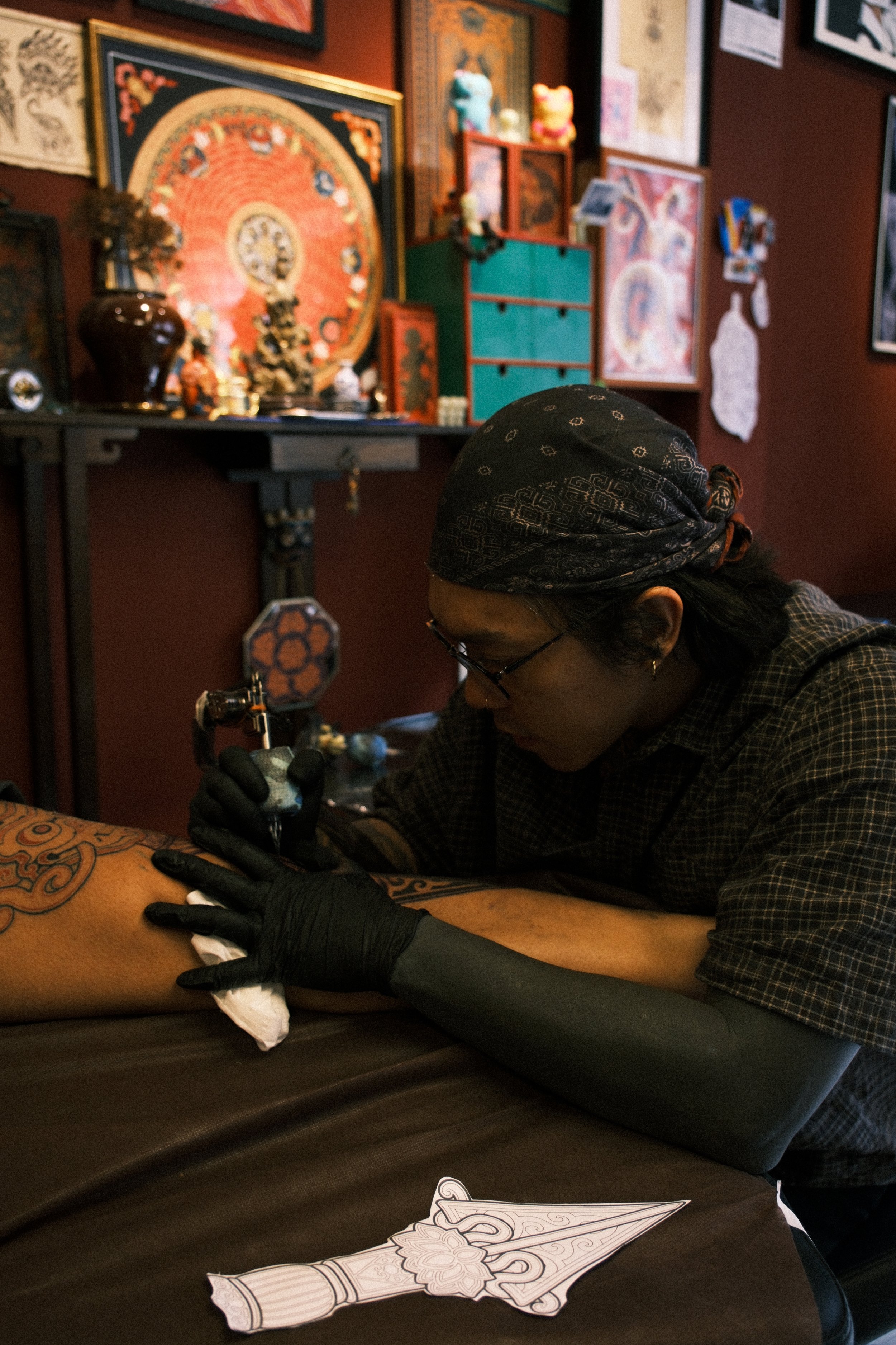Ornamental tattoo artist singapore