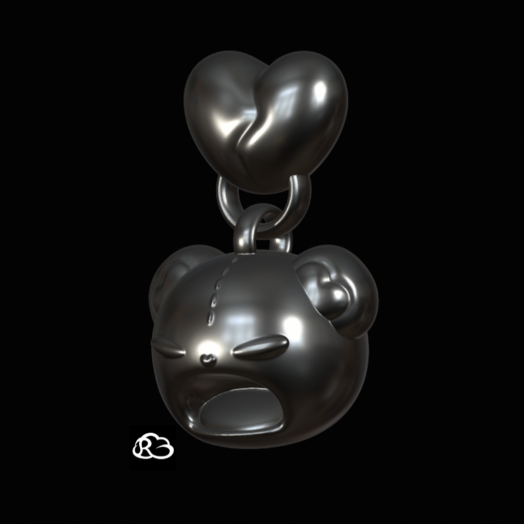HEARTBEAR KEYCHAIN