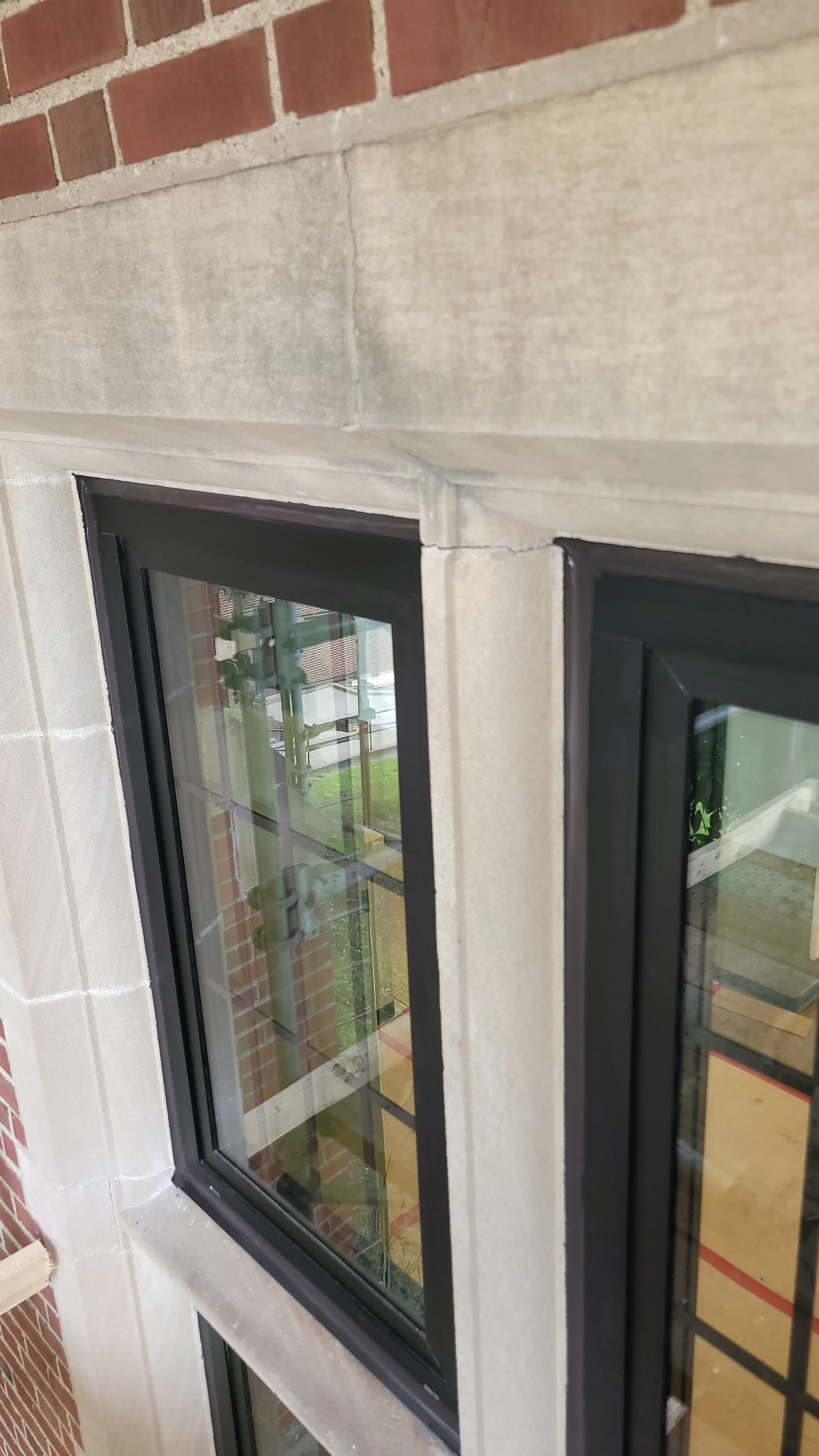 Caulking perimeter of new window installation