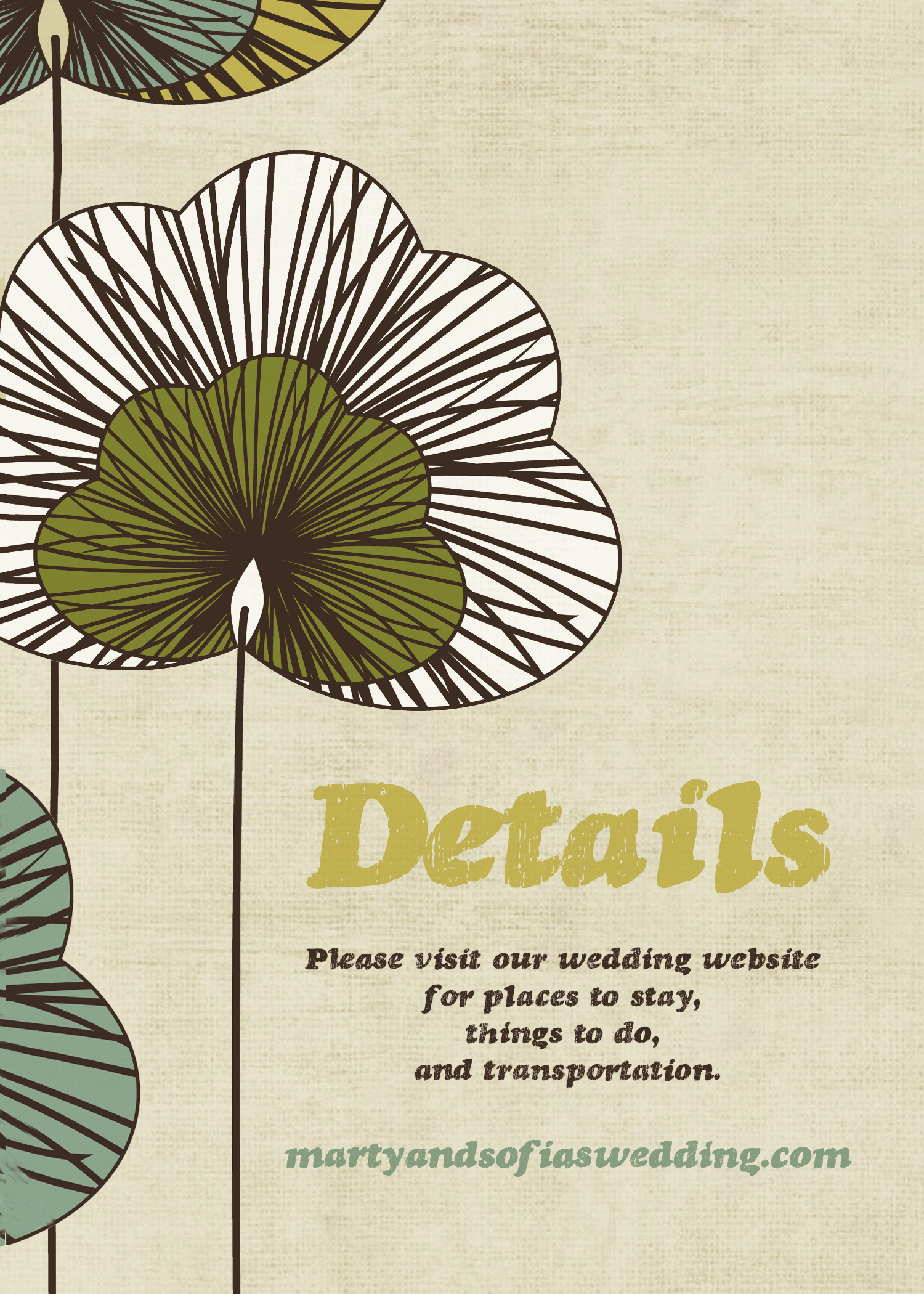 © Printed wedding invitations