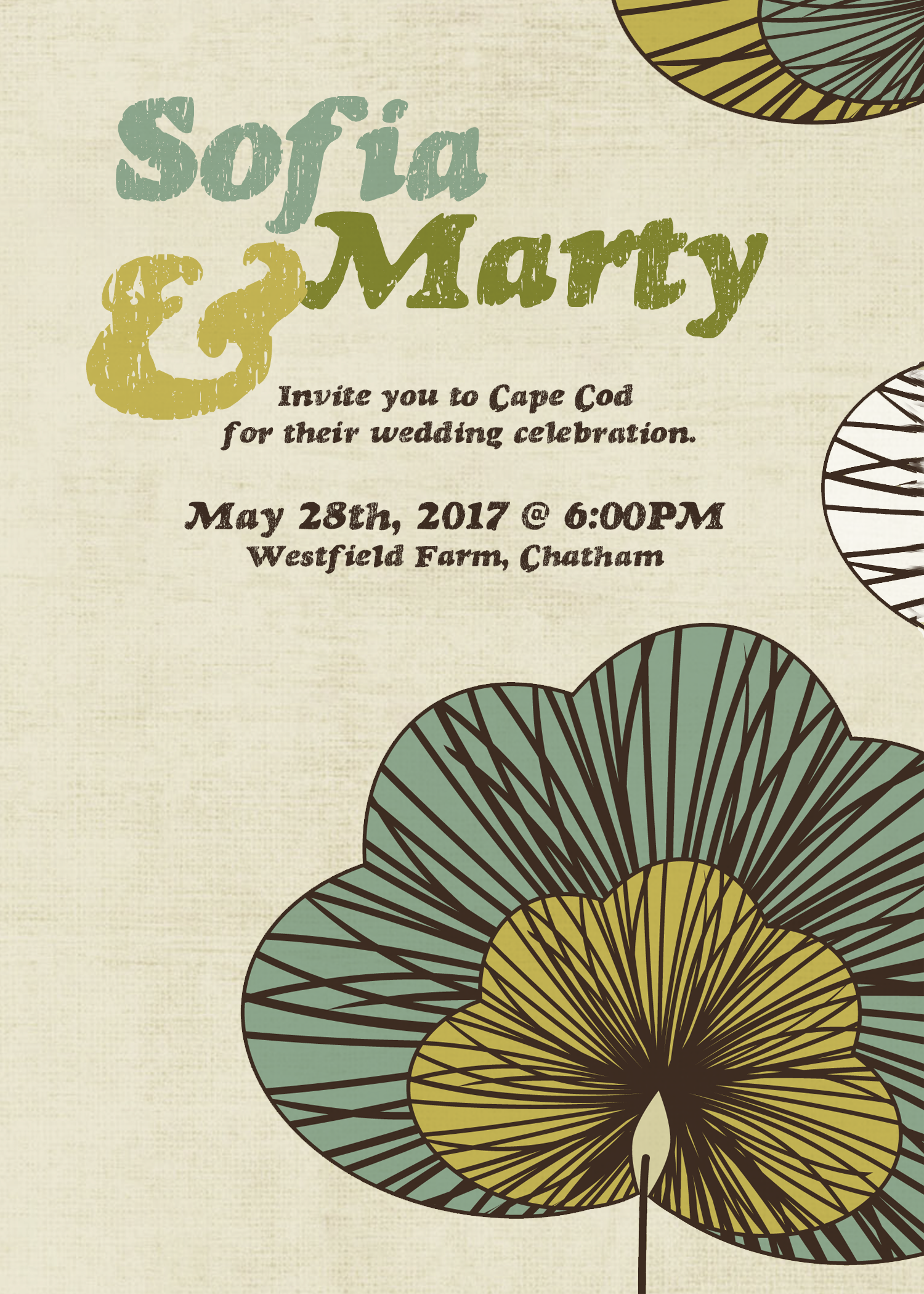 © Printed wedding invitations
