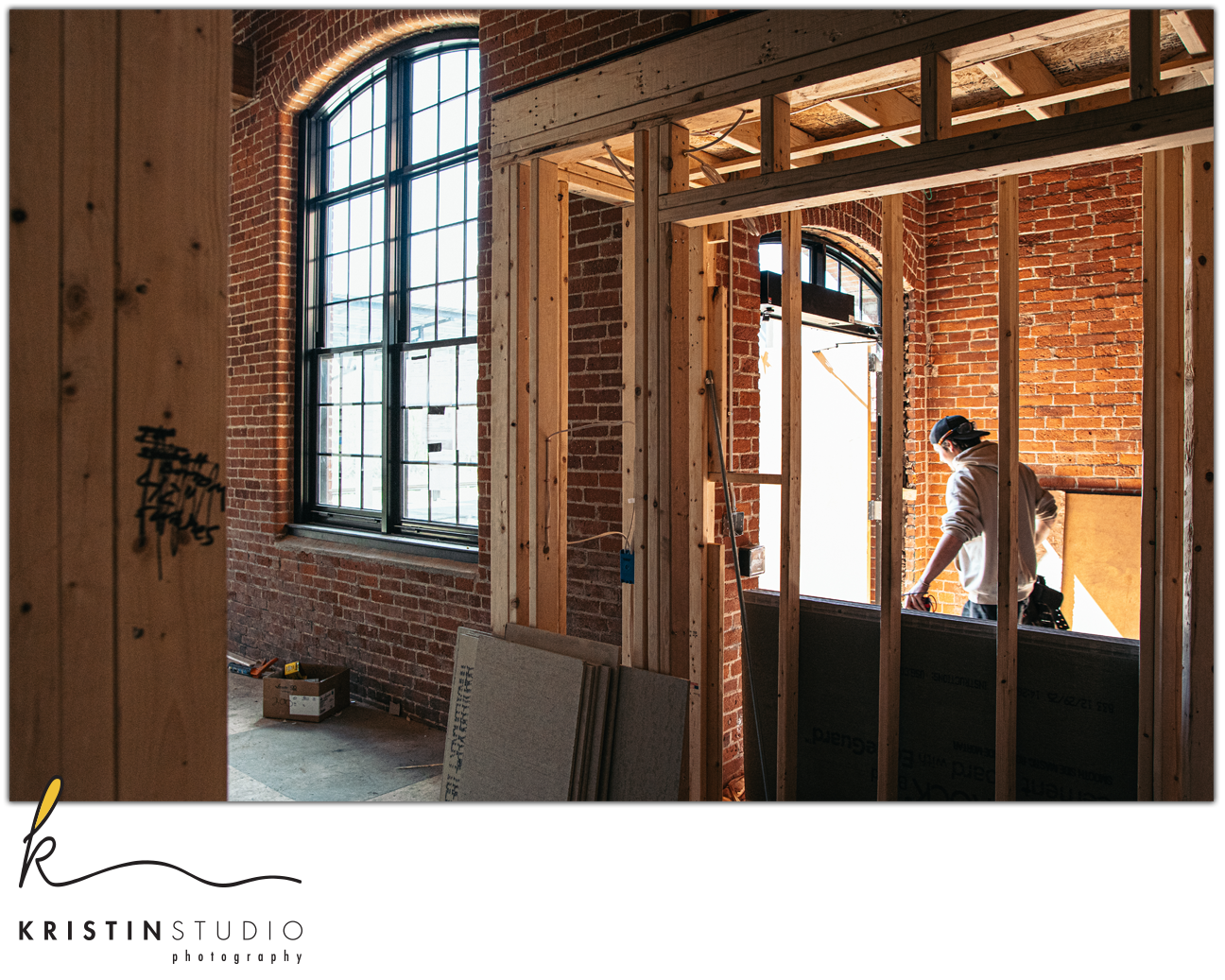 Construction documentation at Berkeley Mill in Cumberland, RI