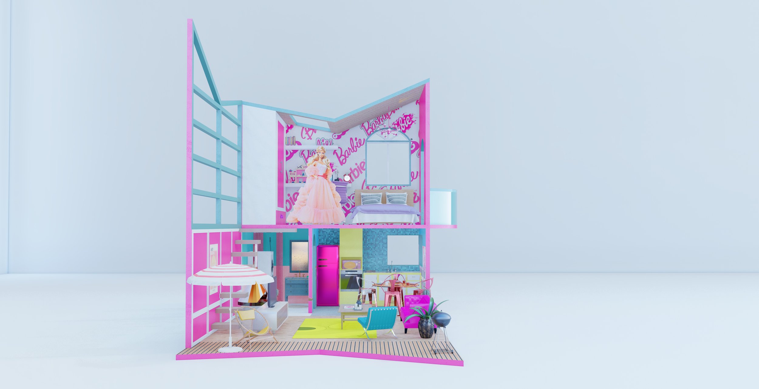 Front View Of Open Barbie House Render.jpg