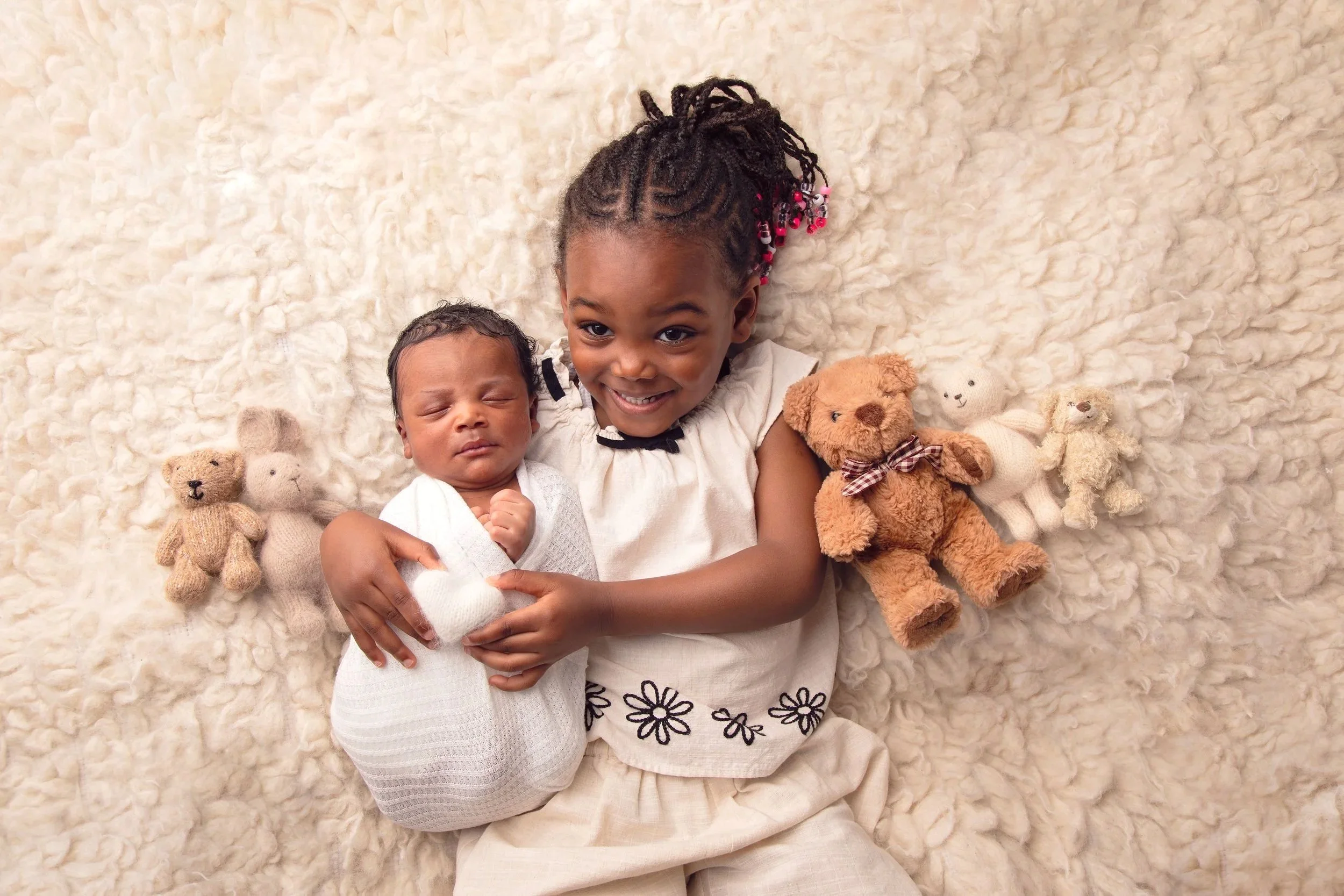 The Sweetest Sibling Moments | Newborn Photography in Rayleigh, Essex