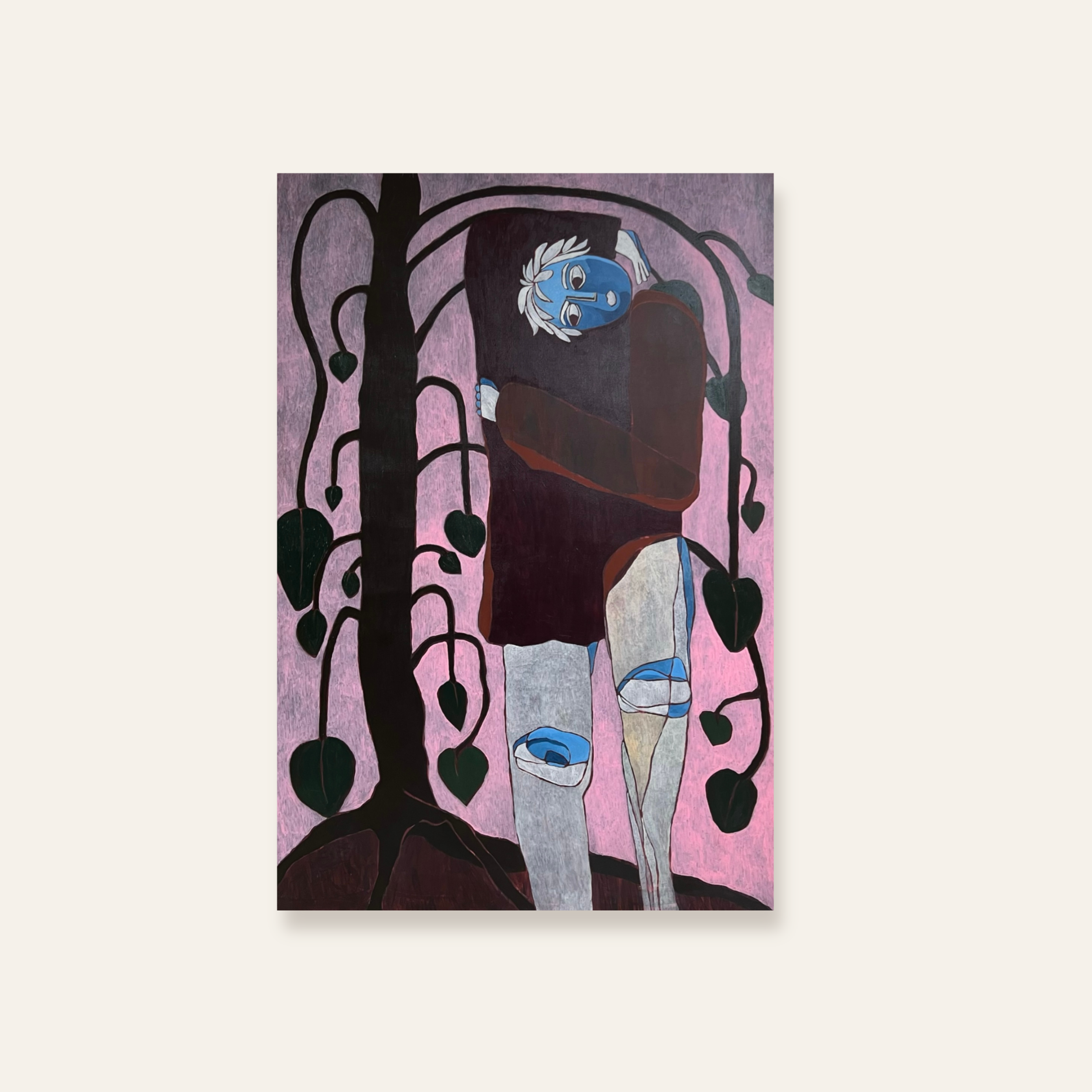 On the mountain, the light - 21.000 DKK