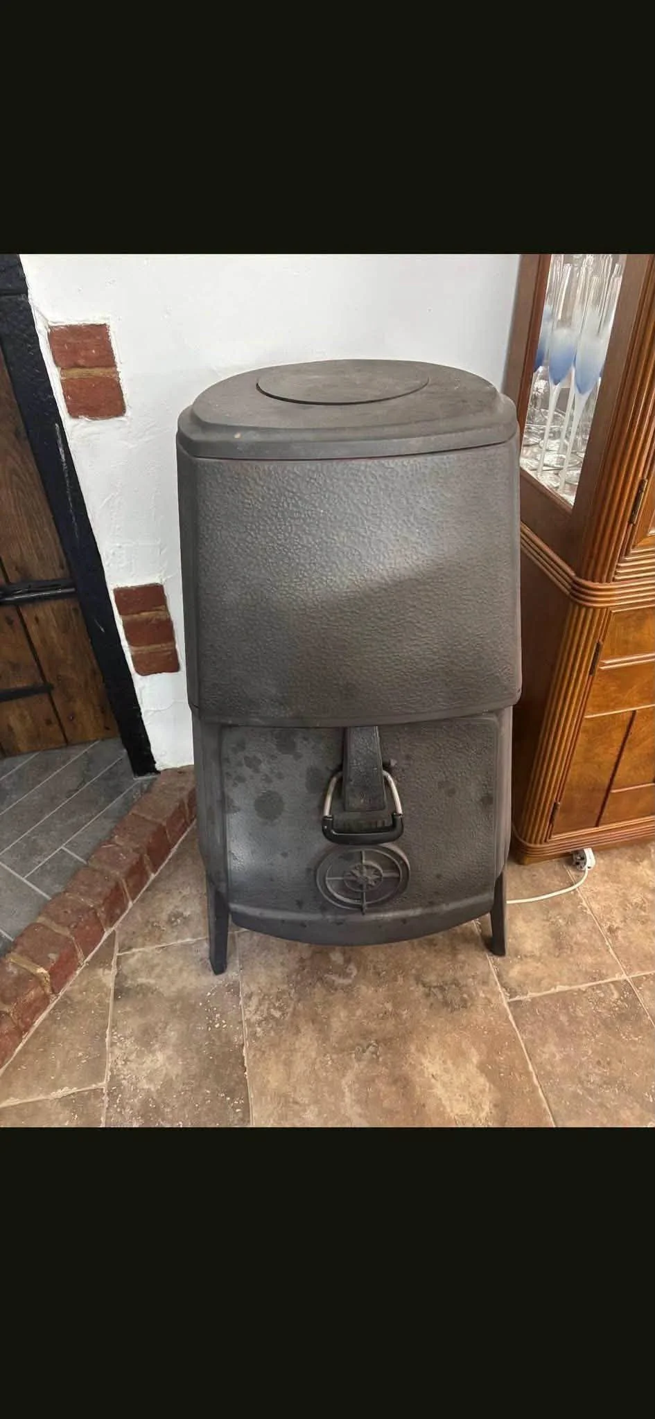 Jotul No.4 in Forest Green and Sunset