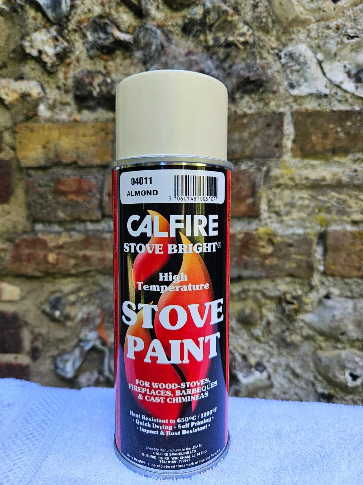 Calfire High Temperature Stove Spray Paint – Almond - 400ml