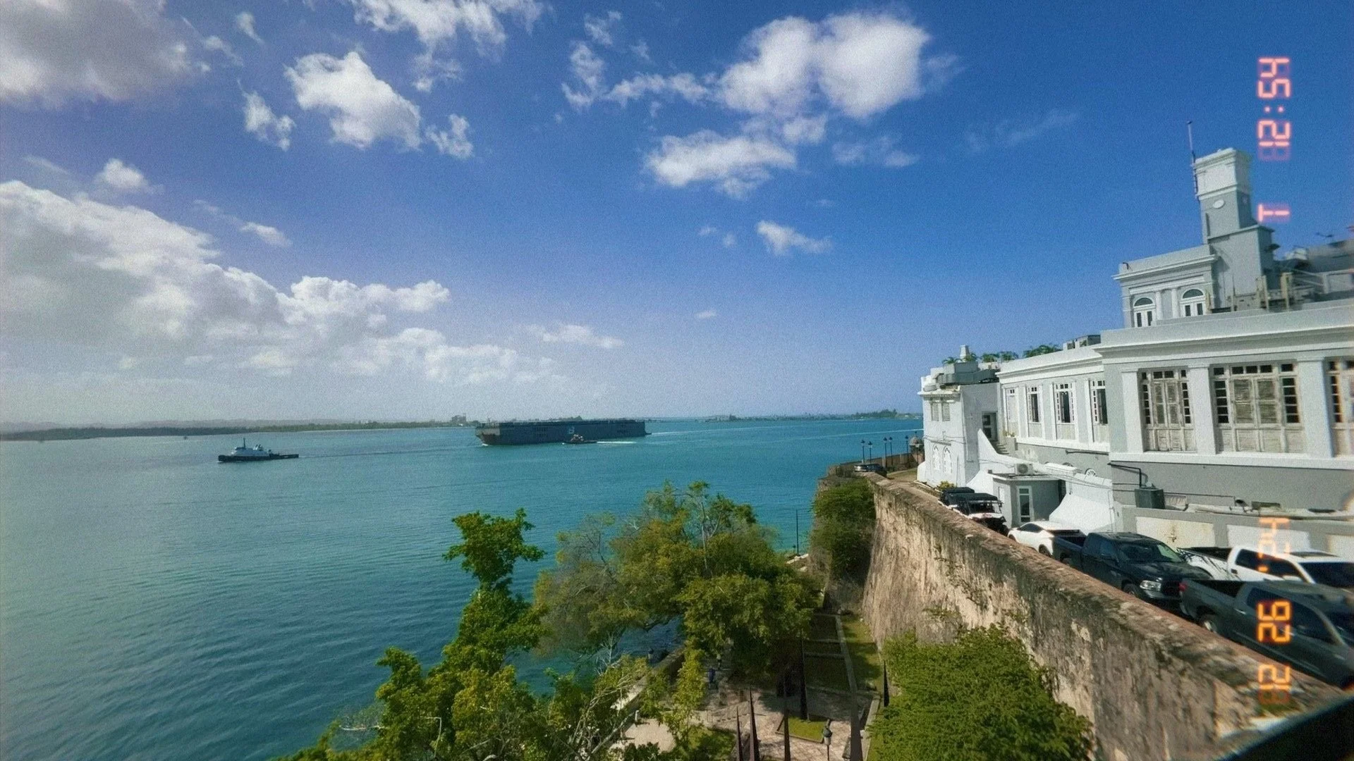 View of Old San Juan harbor by Melanie Mercado