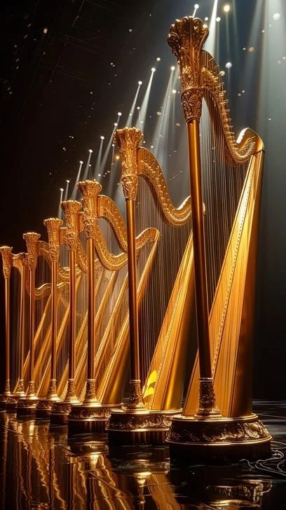 Derby Harp Ensemble at Darley Park Weekender