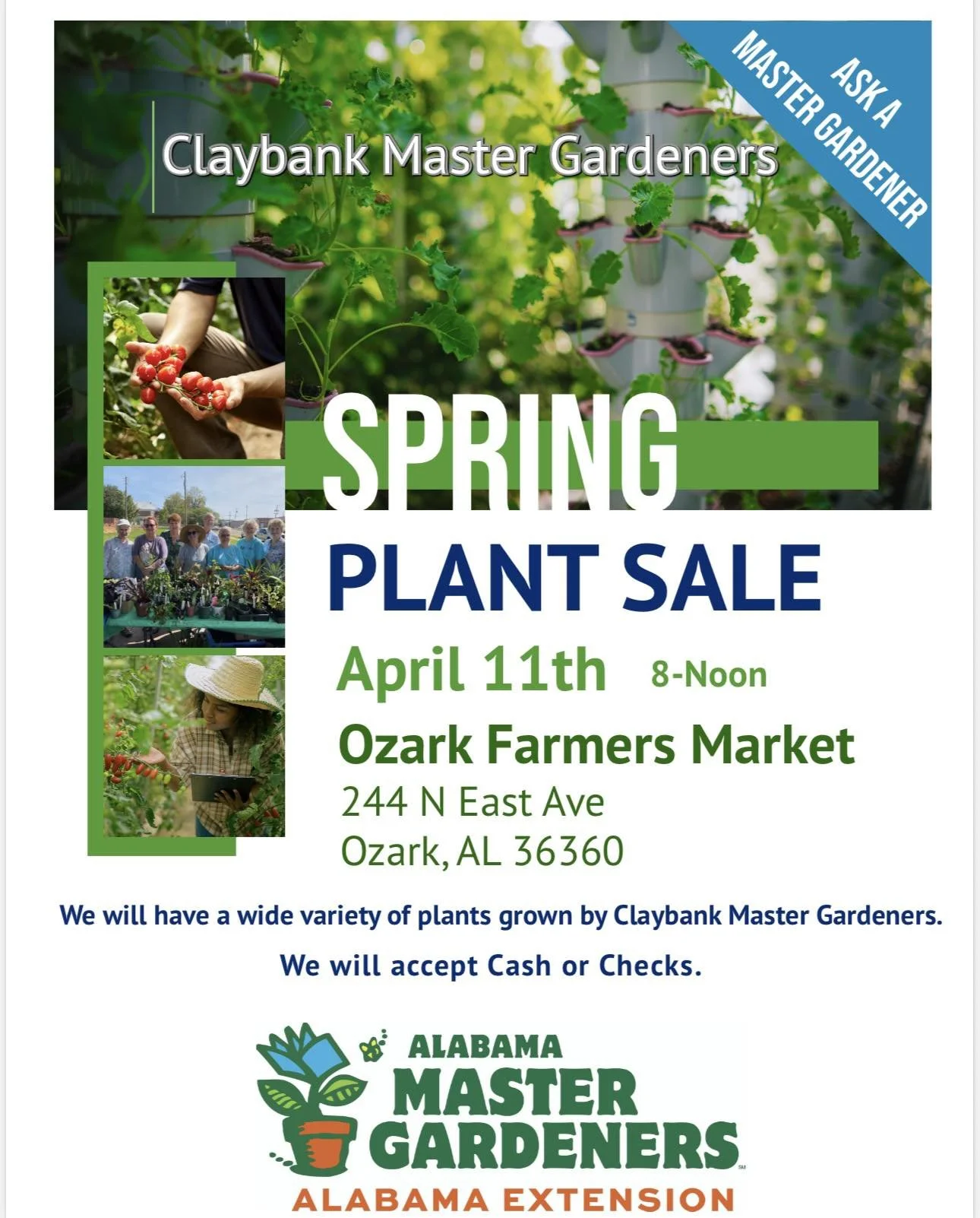 Claybank Master Gardener Spring Plant Sale 2026