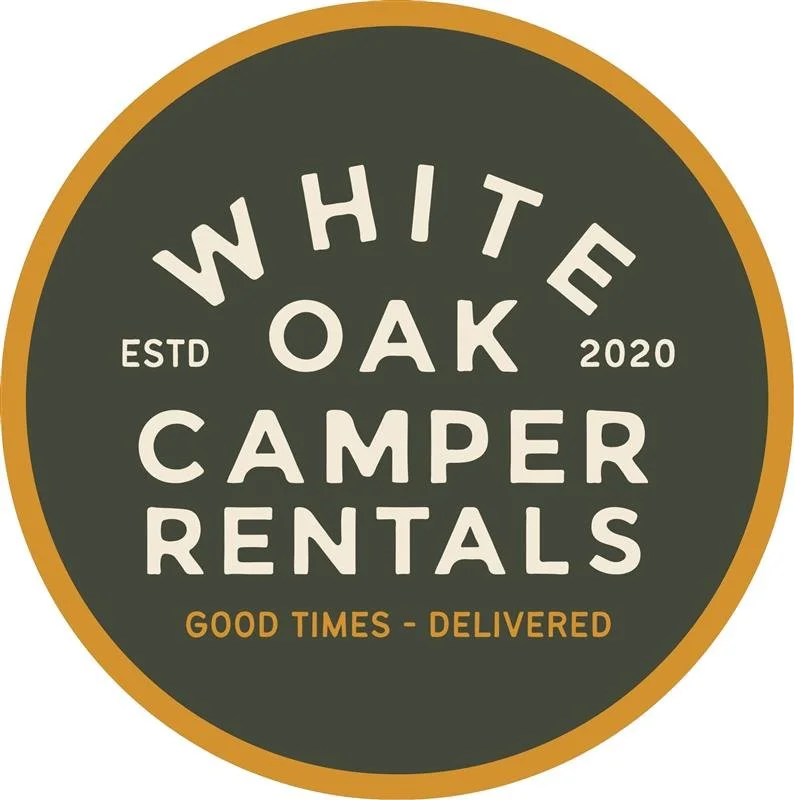 Updated White Oak Camper Rentals logo by 1853 Creative
