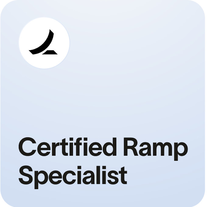 Certified Ramp Bookkeeping Specialist Badge