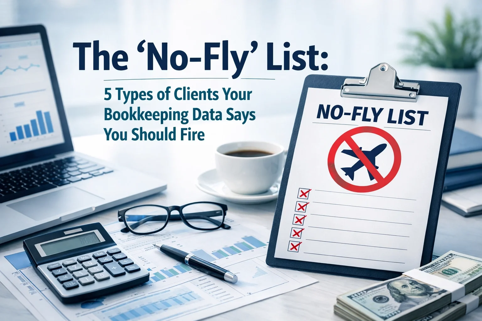 The 'No-Fly' List: 5 Types of Clients Your Bookkeeping Data Says You Should Fire