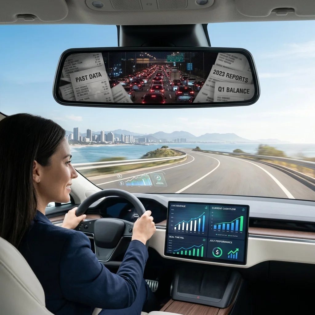 The Rearview Mirror Trap: Why Real-Time Accounting Services for Small Business Change Everything