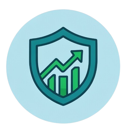 Icon representing protected business cash flow and growth through strategic expense management and bill auditing.