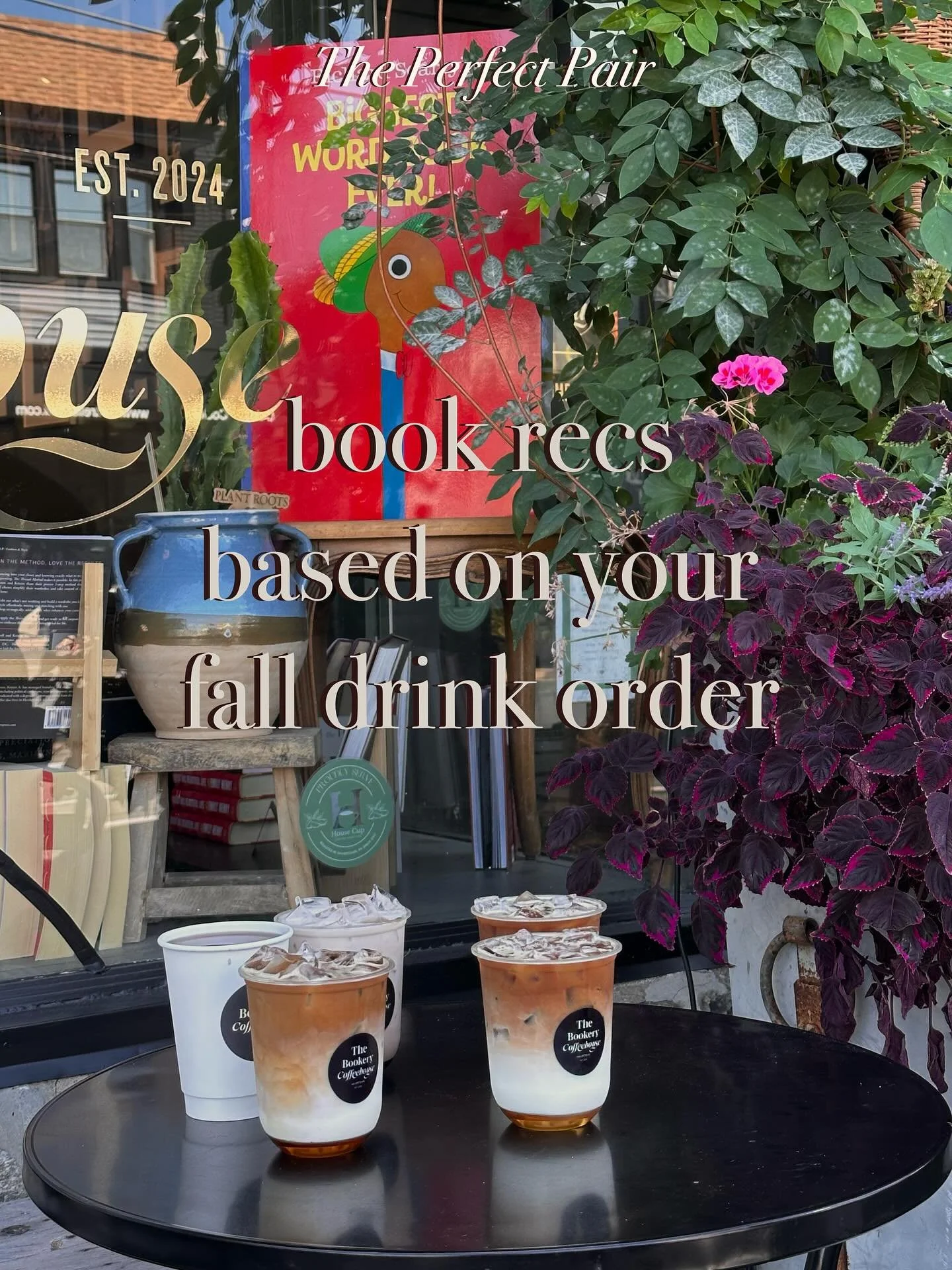 Start off the fall season right with these perfect pairs🍁🍂☕️

#indiebookshop #bookrecs #fallbookrecs #fallcoffee