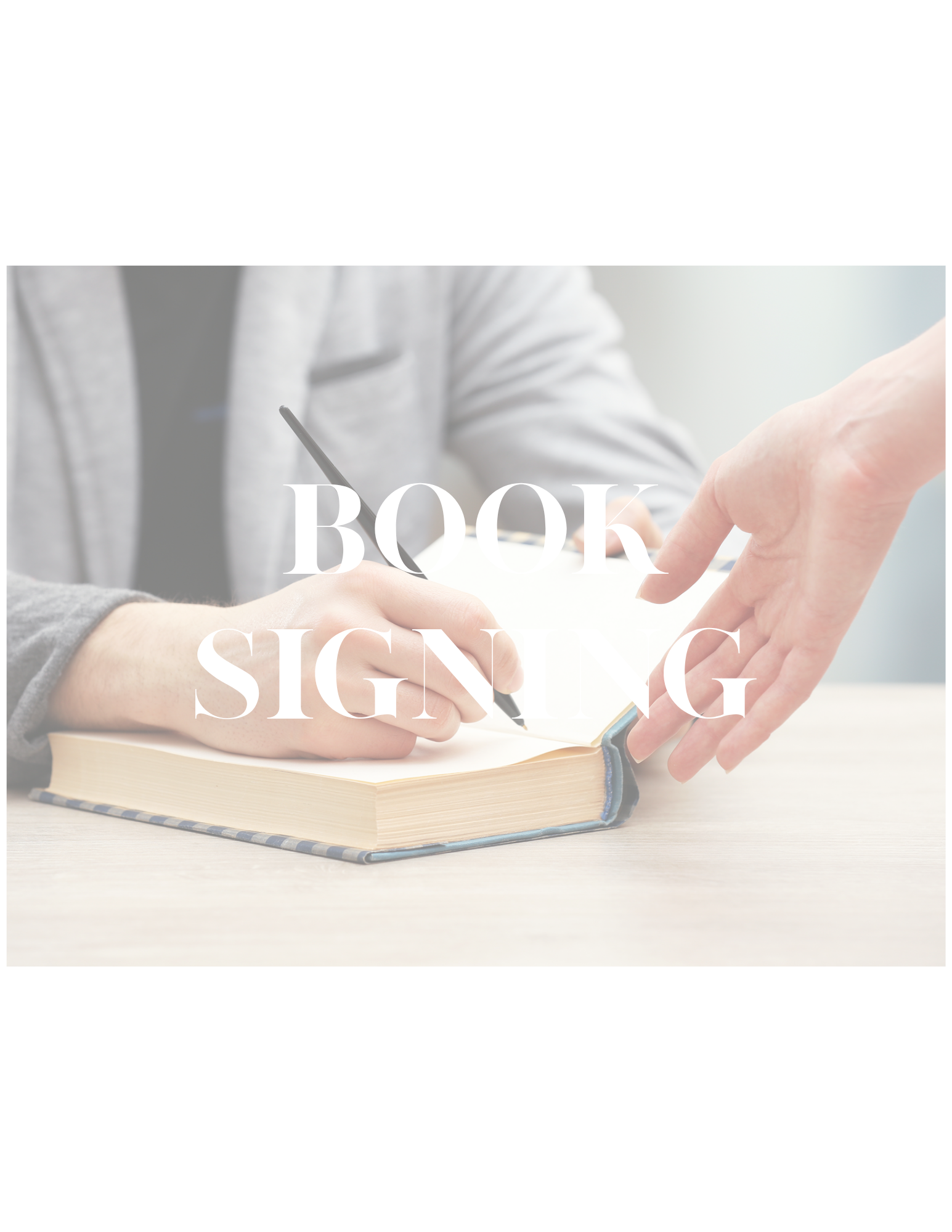 Book Signing - The Faceless Queen