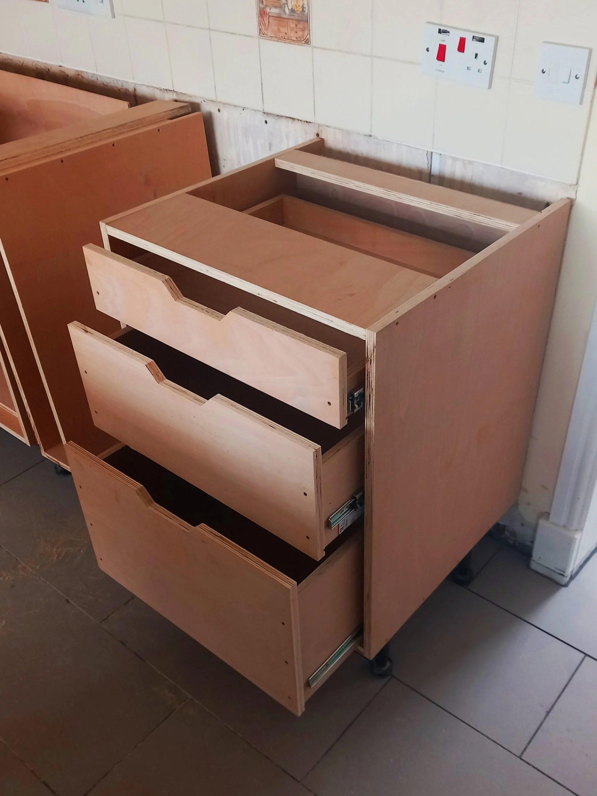 Custom kitchen drawer pack