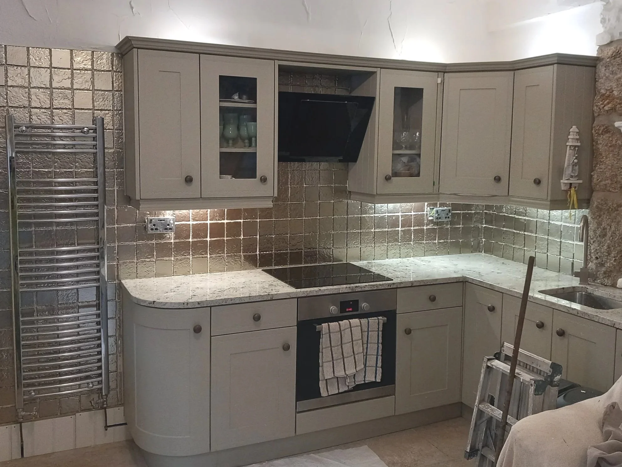 Fitted kitchen in Cornwall