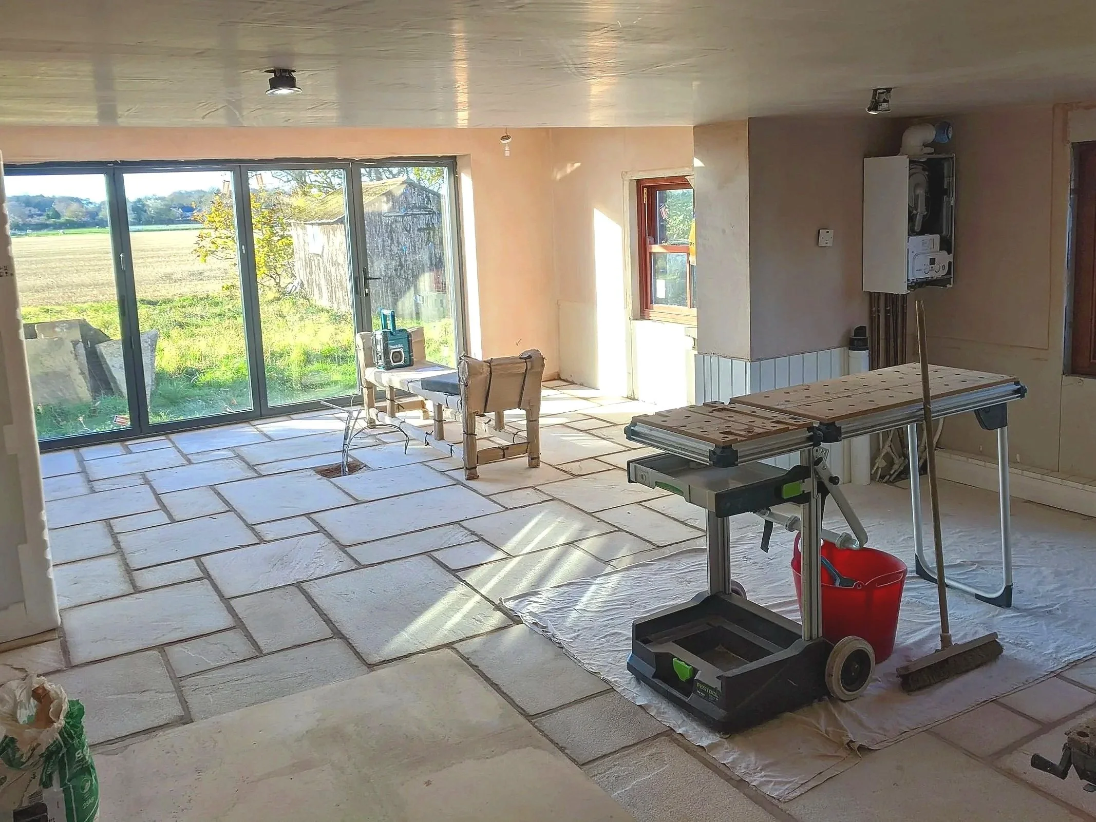 Kitchen of a new b build extension