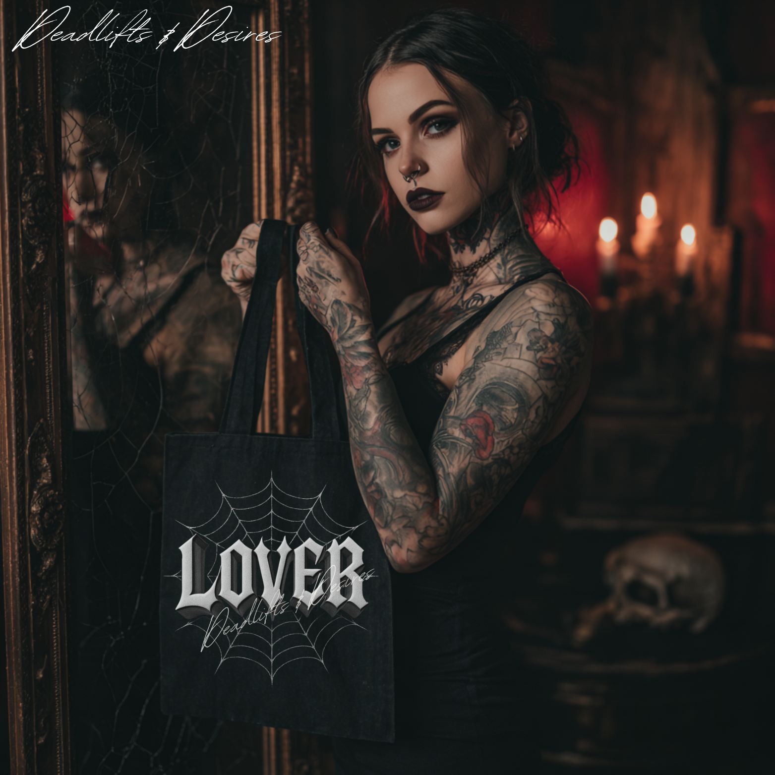 Web of Love Tote Bag