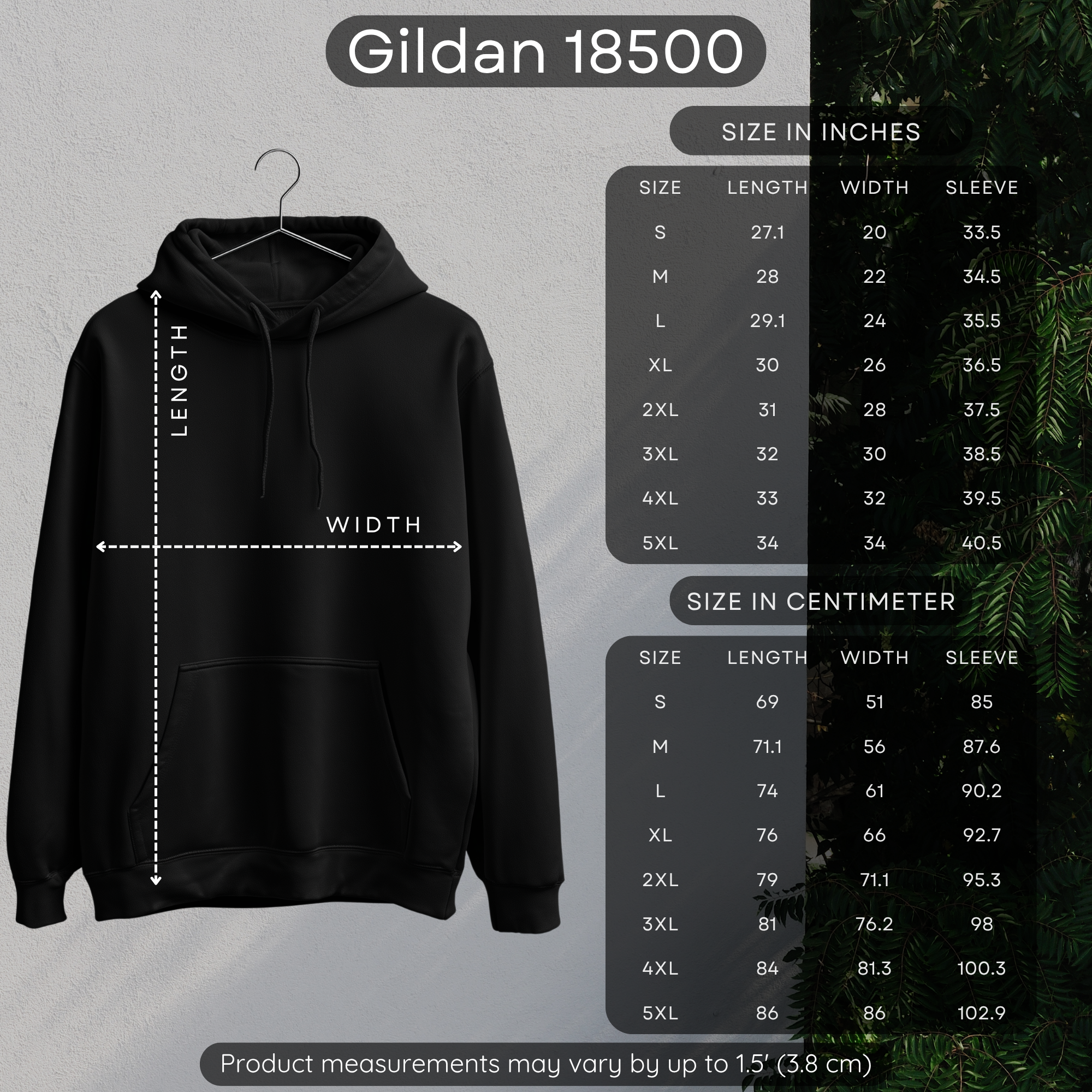 SizeChart Gildan 18500 Hoodie.png
