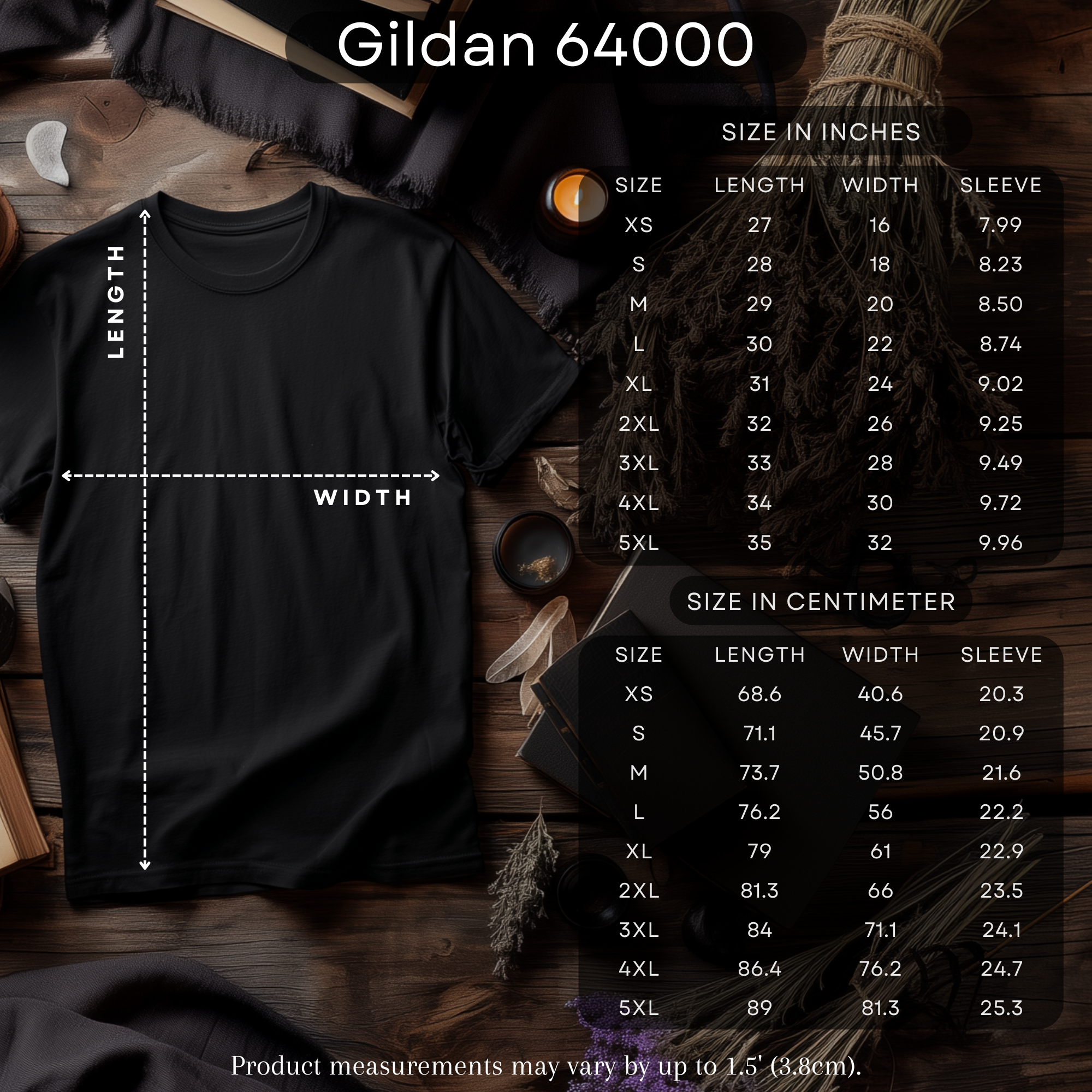 SizeChart Gildan 64000 TShirt.png (Copy) (Copy) (Copy)